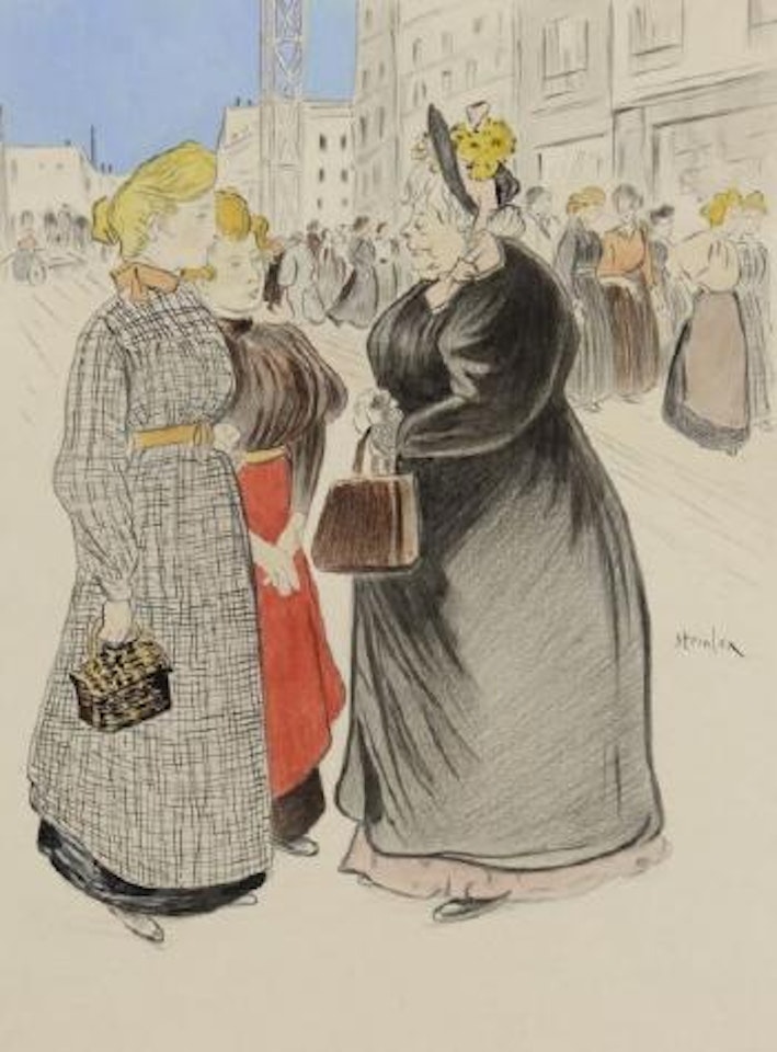 Léocadie Tripier by Théophile Alexandre Steinlen