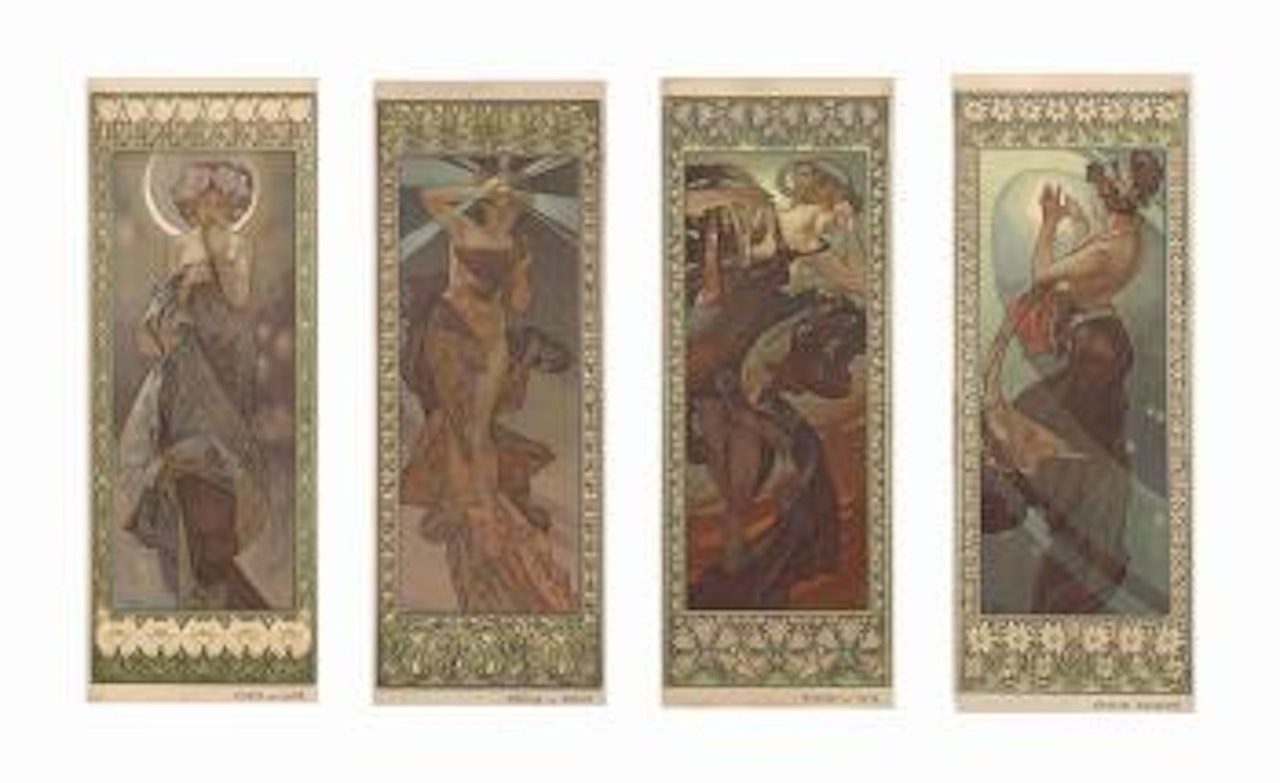 Les Étoiles / The Stars by Alphonse Mucha