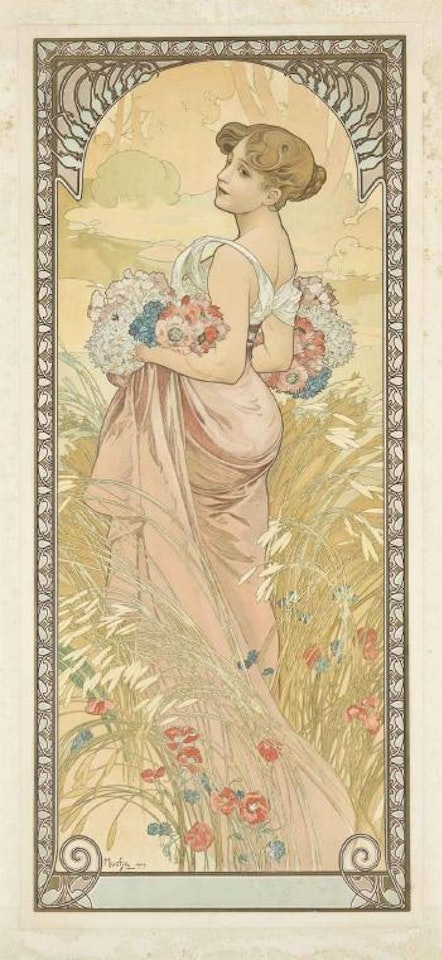 L'Éte / Summer by Alphonse Mucha