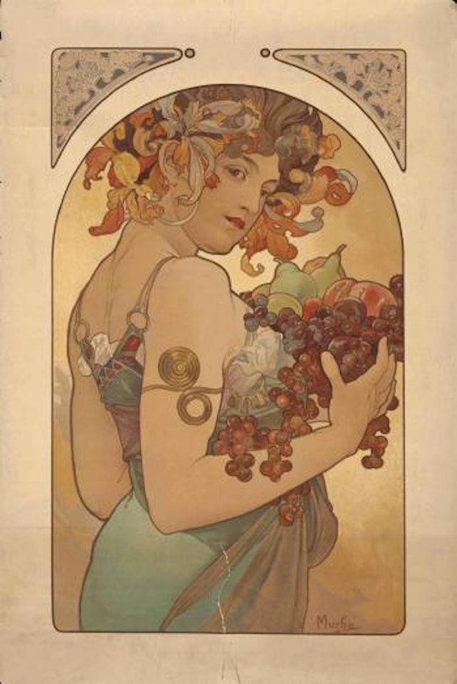 Le Fruit by Alphonse Mucha