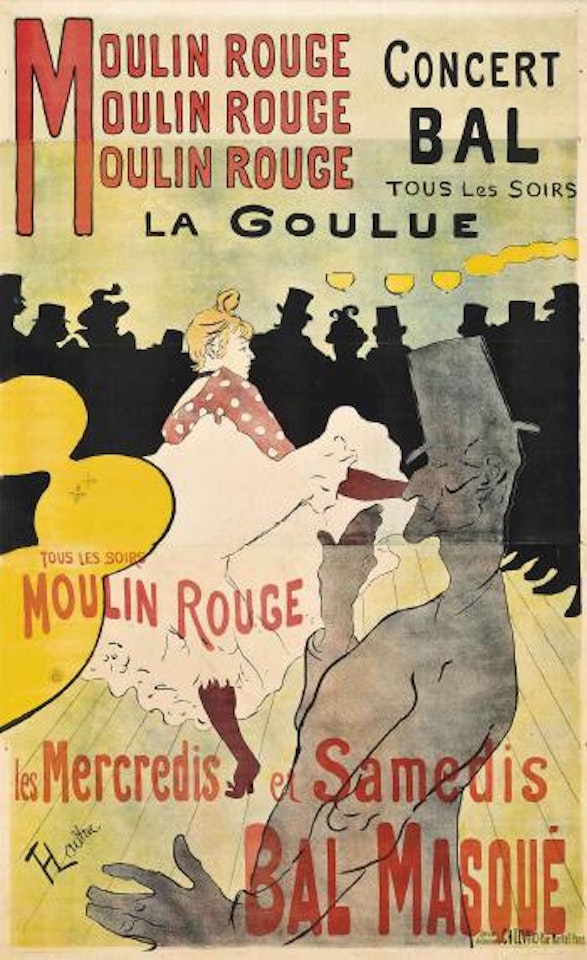Moulin Rouge - La Goulue by Henri de Toulouse-Lautrec