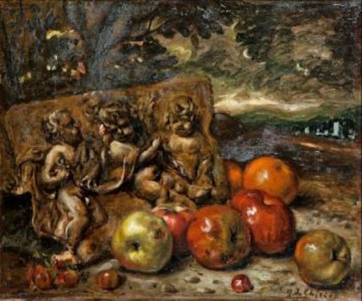 Mele e putti by Giorgio de Chirico