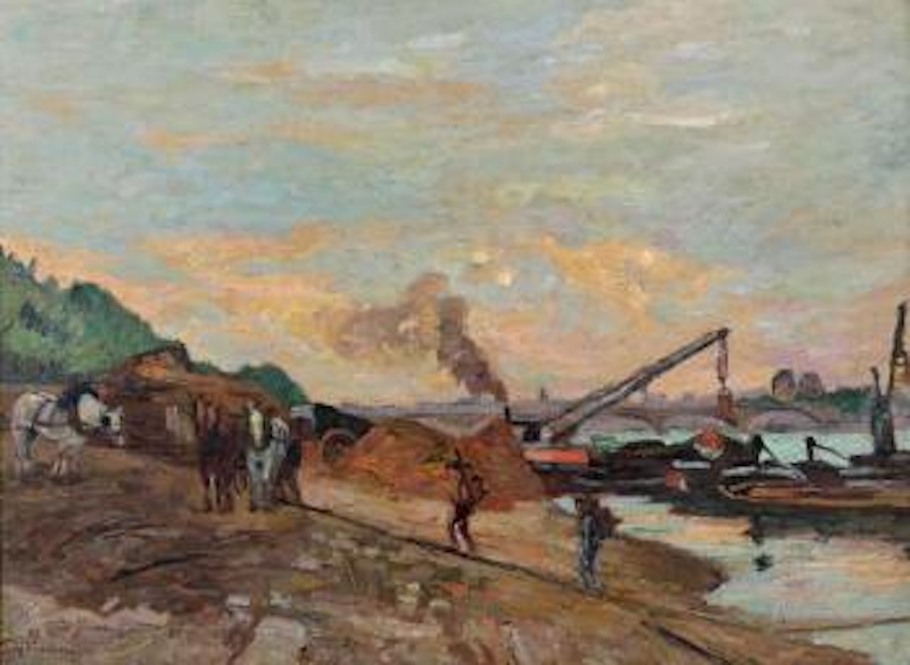 Les Sablières à Ivry by Armand Guillaumin