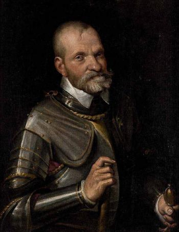 Ritratto di gentiluomo n armatura by Bartolomeo Passarotti