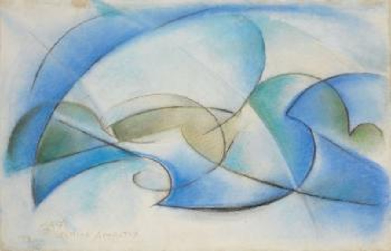 Velocità astratta n. 2 by Giacomo Balla