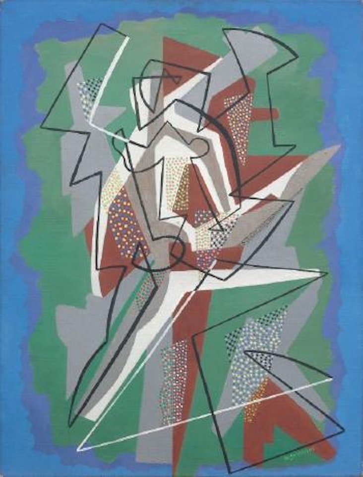 L'homme qui court by Gino Severini
