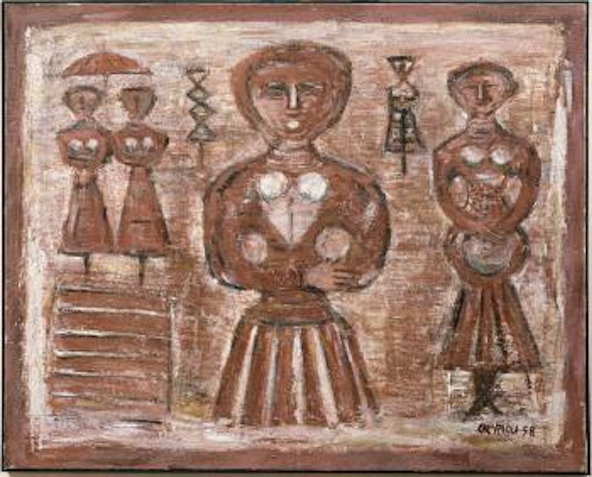 Pomeriggio d'estate by Massimo Campigli