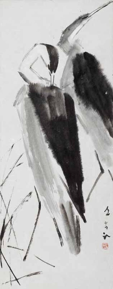 Herons by Chen Wen Hsi