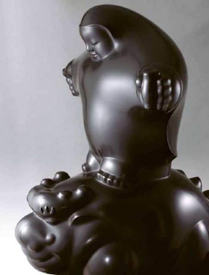 Dragon - Riding Bodhisattva 大士騎龍 by Li Chen