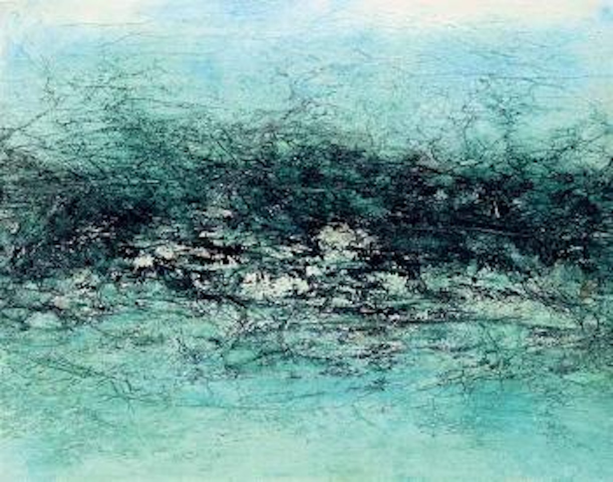 Impression of Carmel Coast, California 加州卡邁爾海岸 by Liu Kuo-Sung (Liu Guosong)