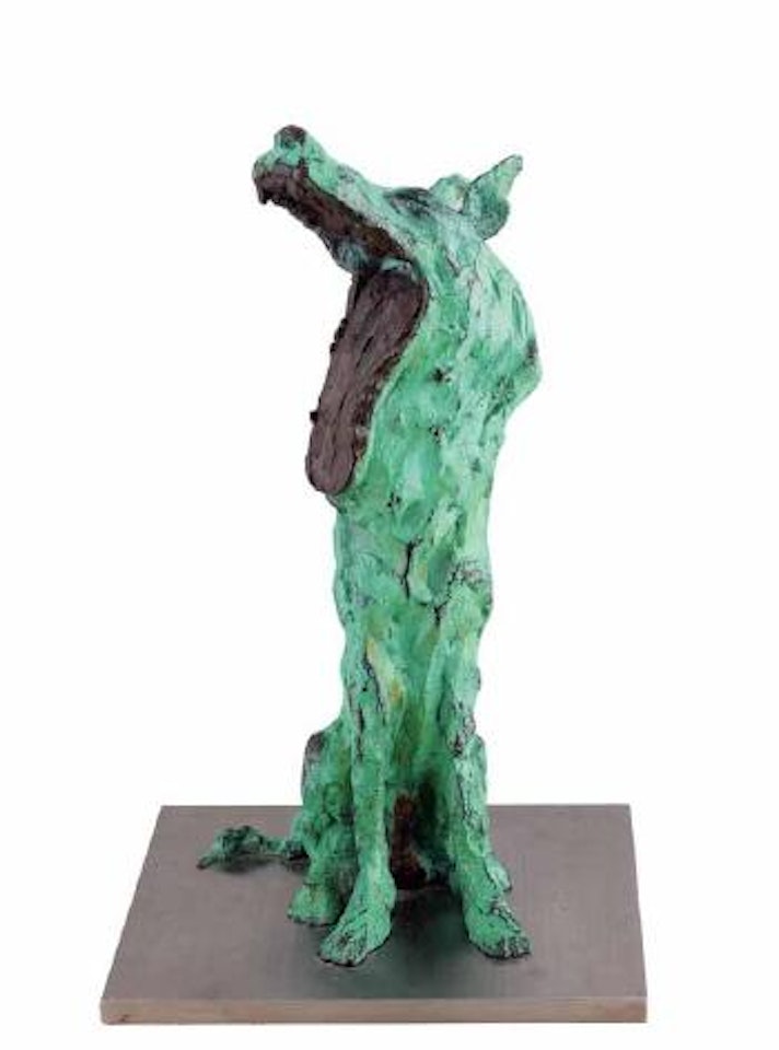 Green Dog 綠狗 by Zhou Chunya