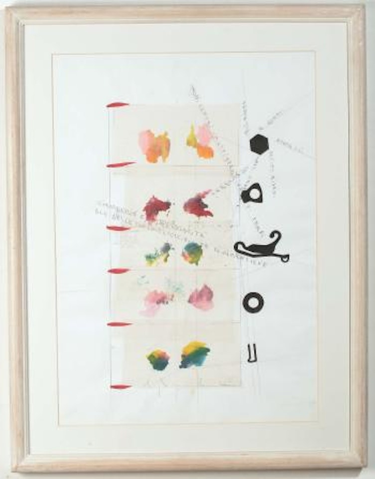 Simmetrie e/o specularità by Alighiero Boetti