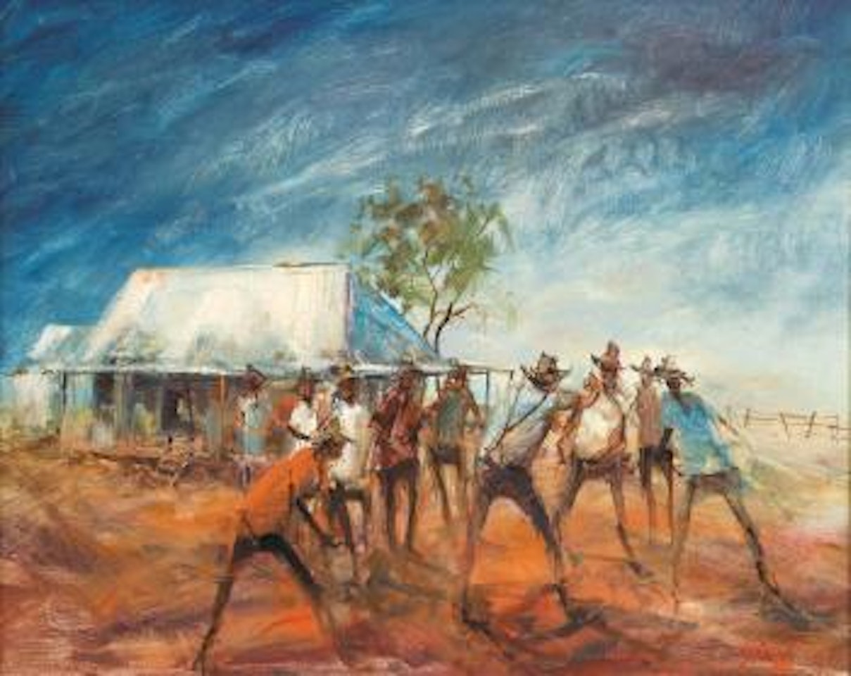 The blue by the shanty on the rise by Hugh Sawrey