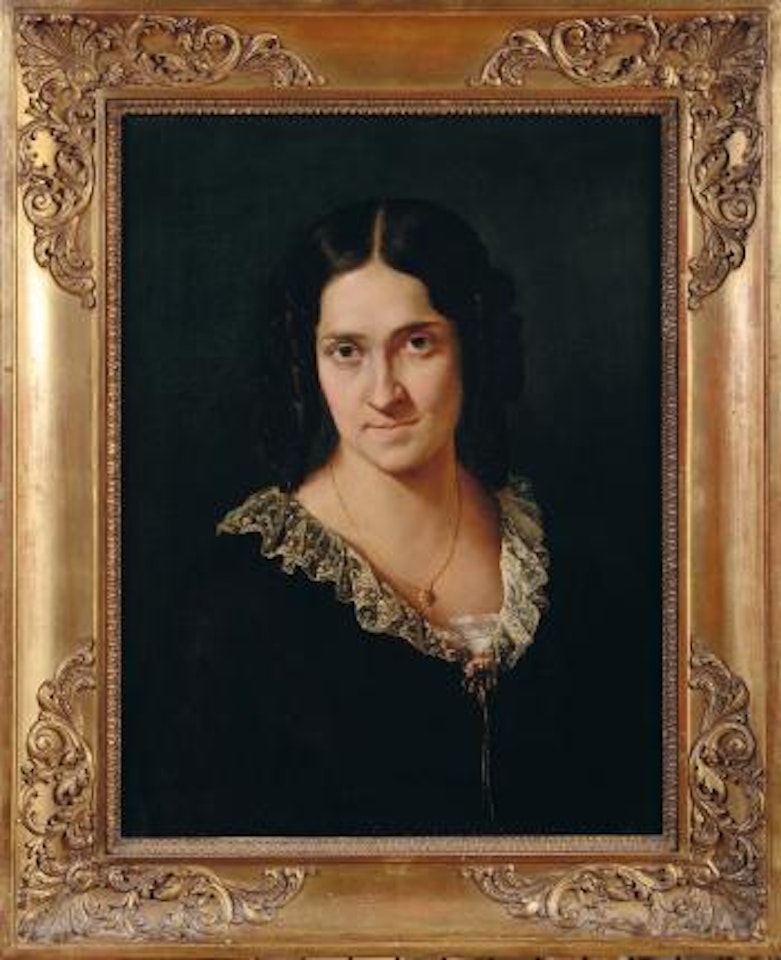 Ritratto della cantante Matilde Juva Branca by Francesco Hayez