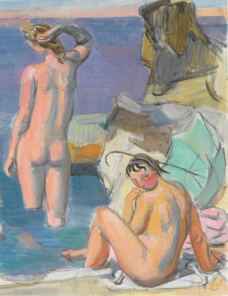Les baigneuses by Maurice Barraud