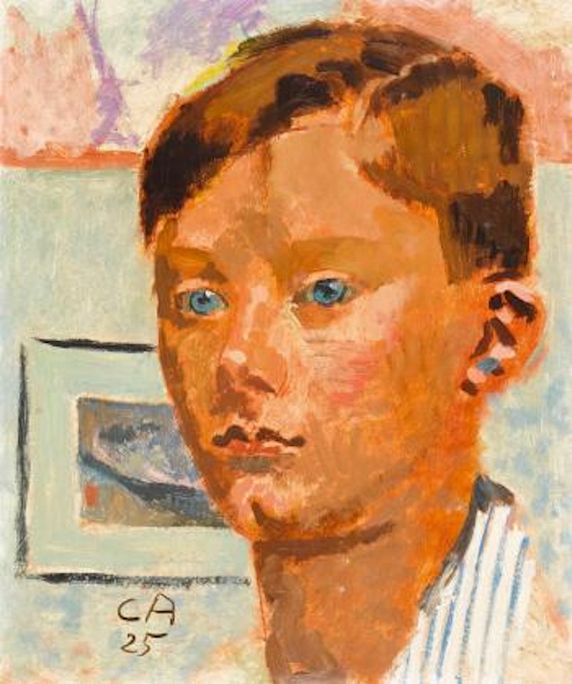 Porträt eines Jungen by Cuno Amiet