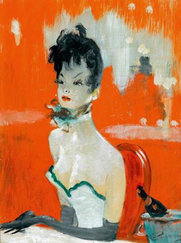 Gina by Jean Gabriel Domergue
