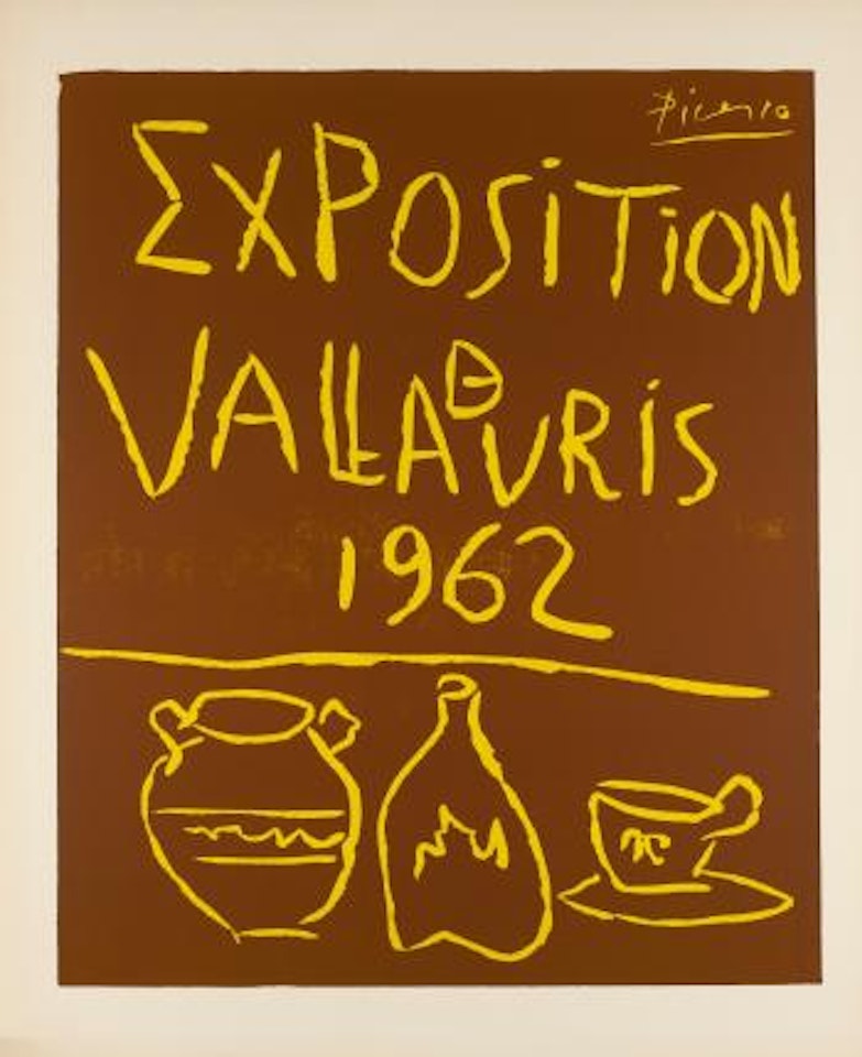 Exposition Vallauris 1962 (B. 1299; Ba. 1335; Cz. 48; Pp. L-156) by Pablo Picasso