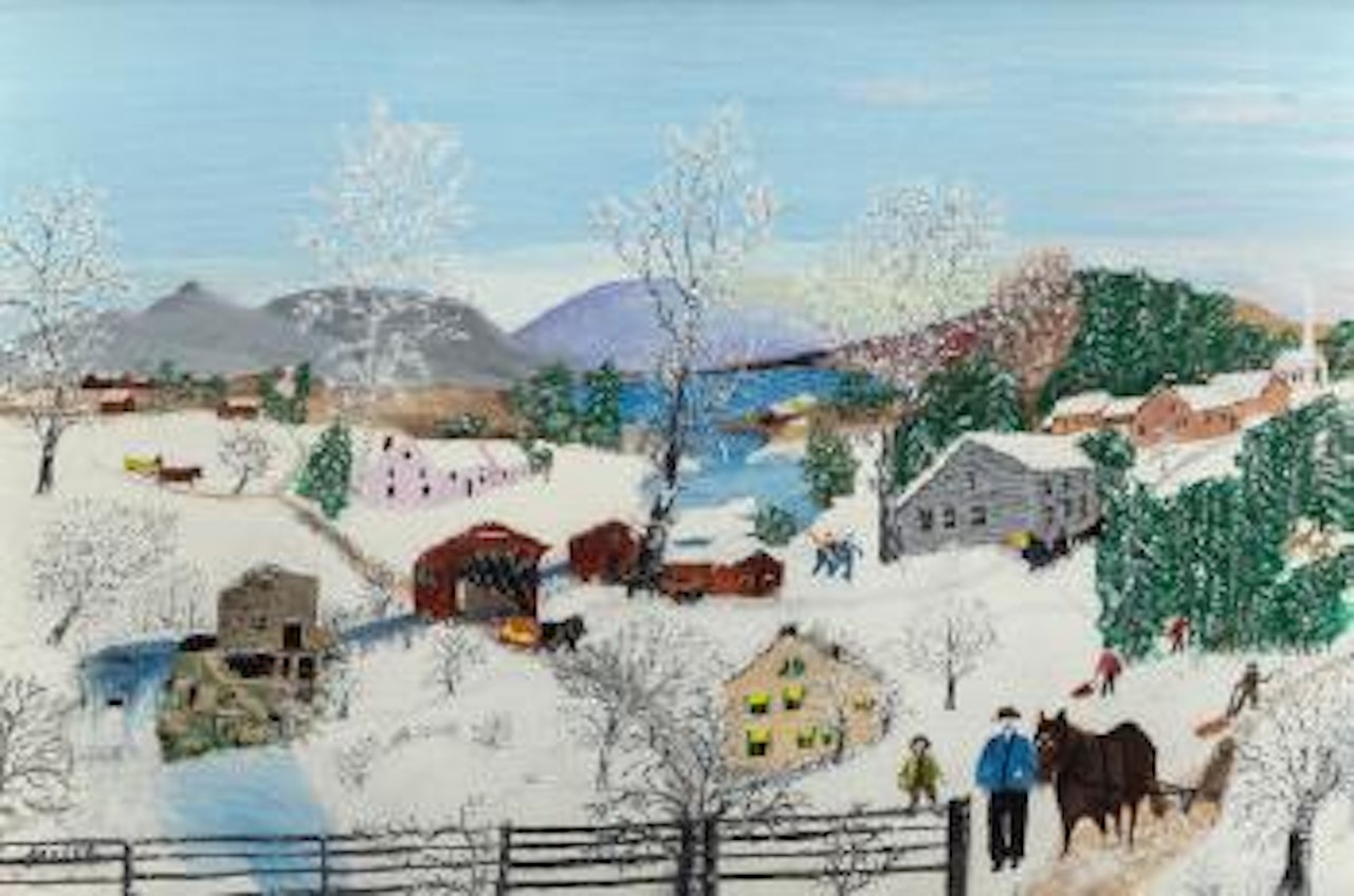Logging by Grandma Moses