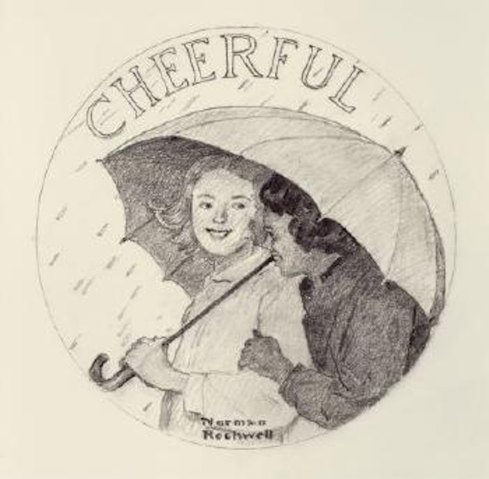 Cheerful, The Franklin Mint Girl Scout Ingot Series by Norman Rockwell