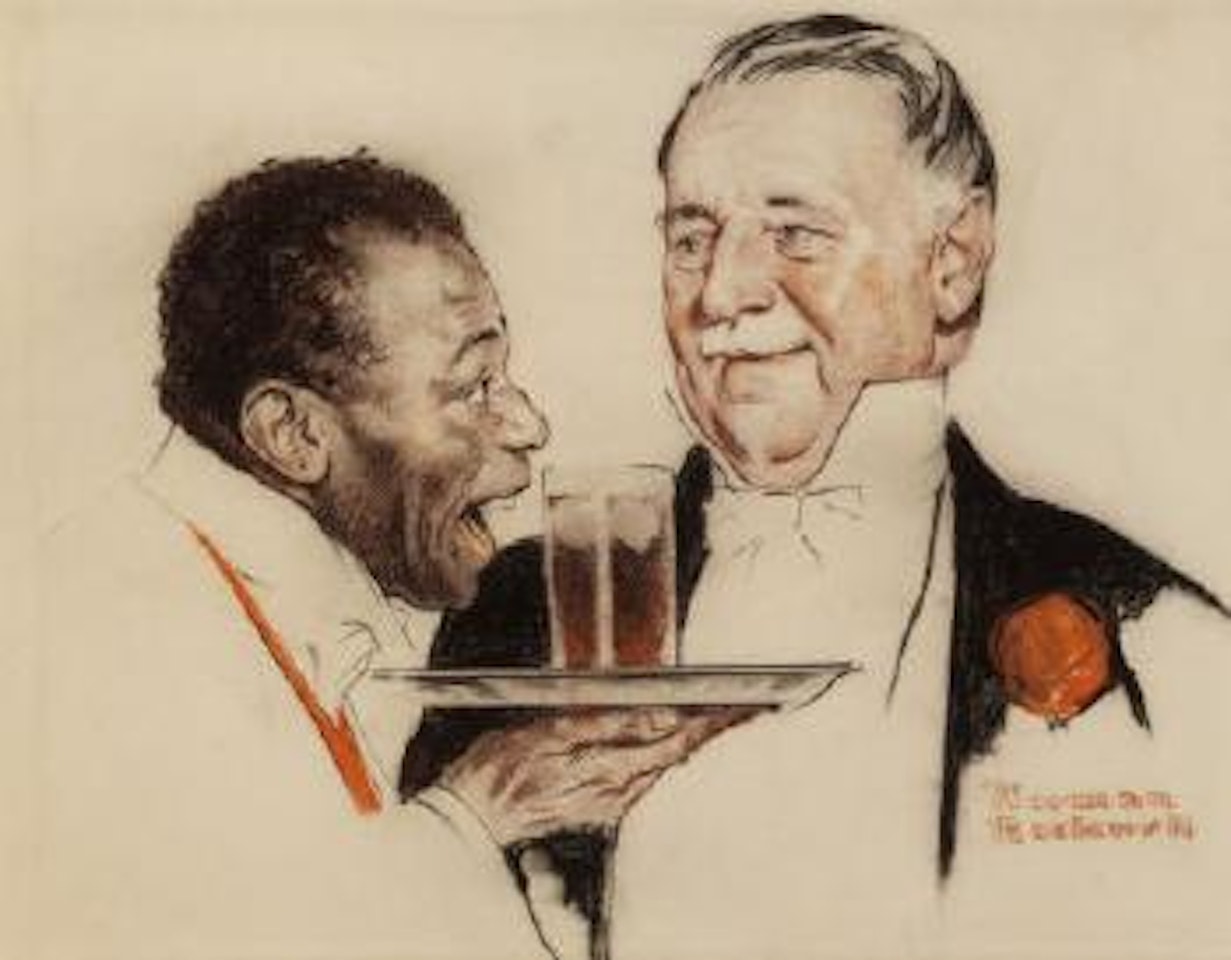 For Double Reason You'll Prefer Double Rich,' Schenley Cream of Kentucky, whiskey advertisement by Norman Rockwell