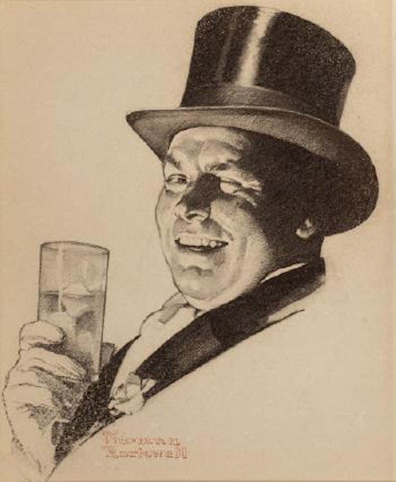 Have You Knowing Eyes?,' Schenley Cream of Kentucky, whiskey advertisement by Norman Rockwell