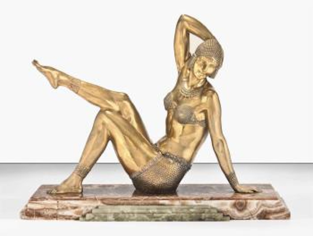 Beach dancer by Demetre Chiparus
