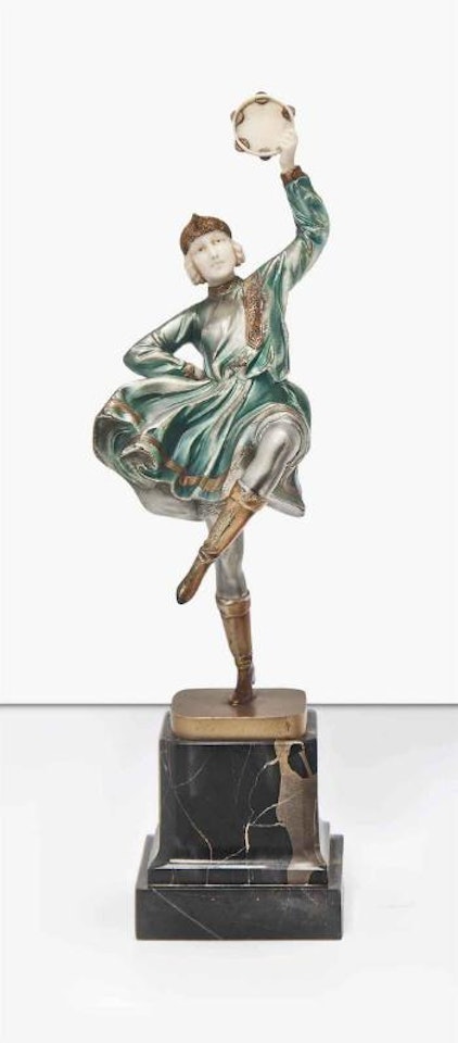 Russian dancer by Ferdinand Preiss