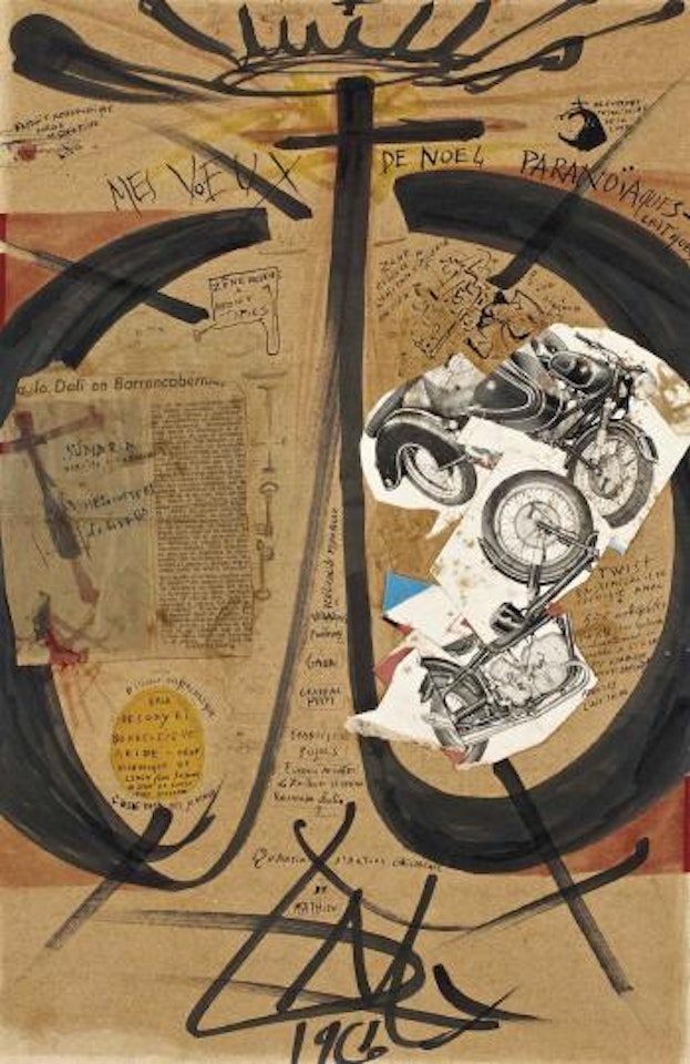 Mes voeux de Noël paranoïaques-critiques by Salvador Dali