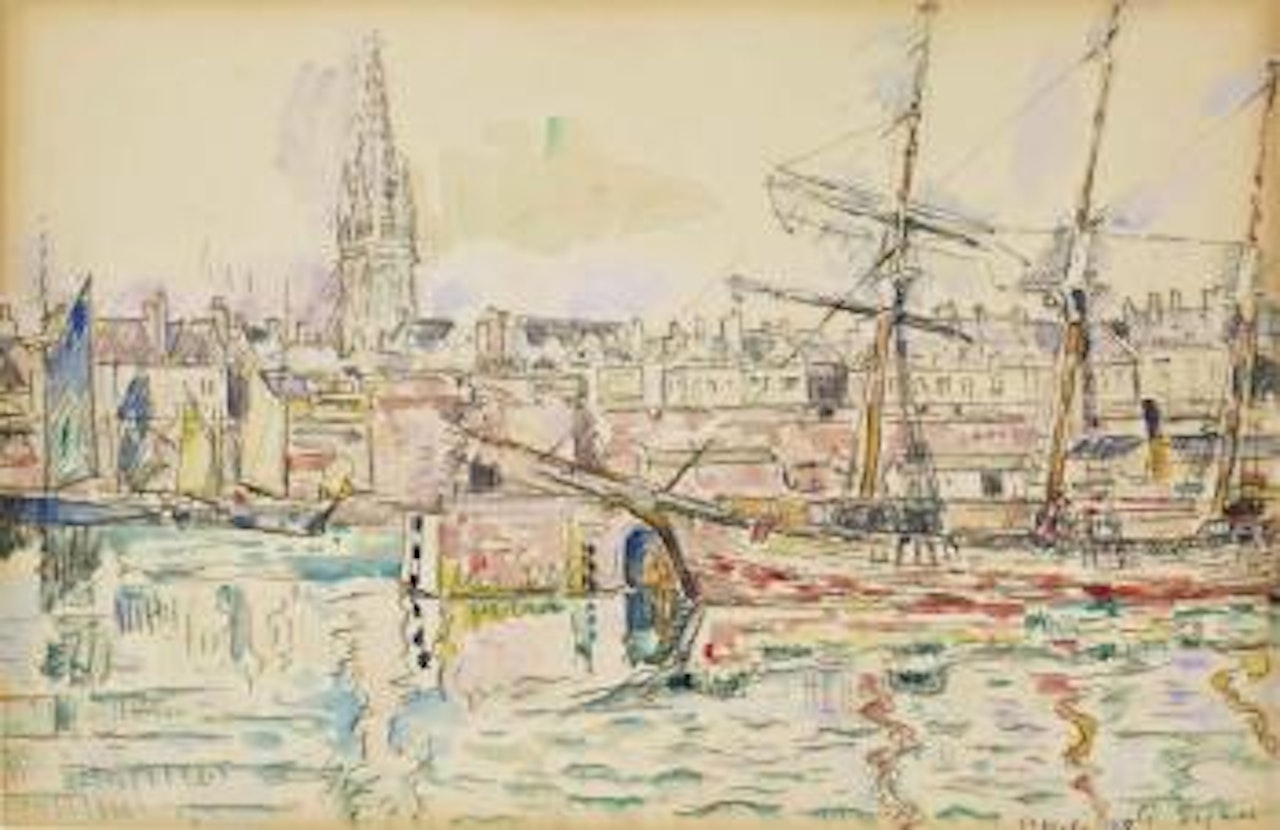 Matin à Saint-Malo by Paul Signac
