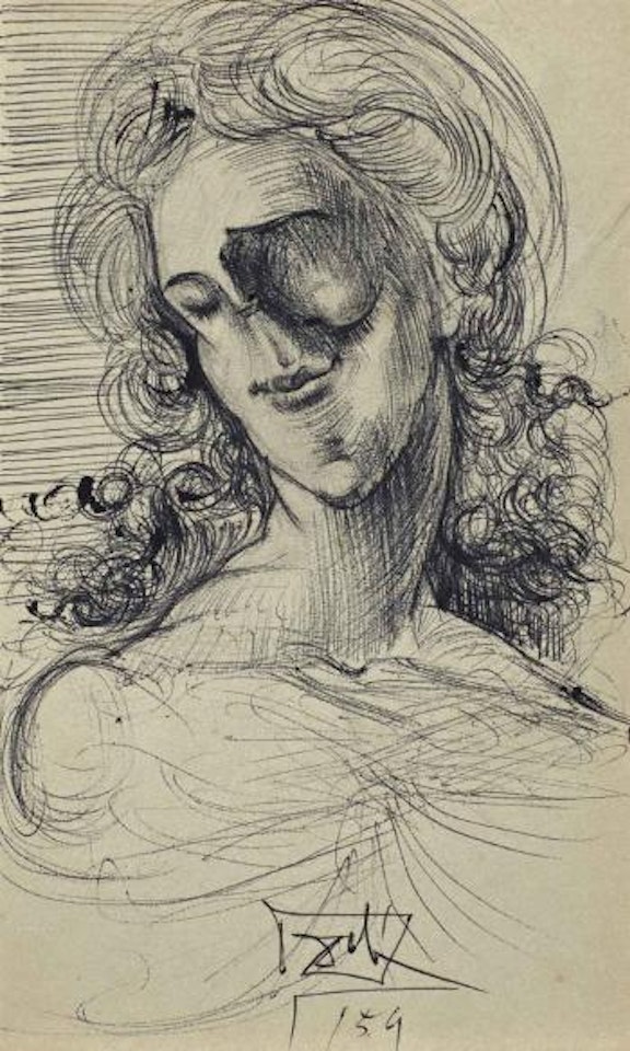 Figure anthropomorphe by Salvador Dali