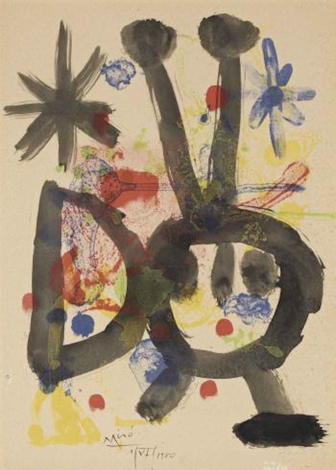 Composition (Parler seul) by Joan Miró