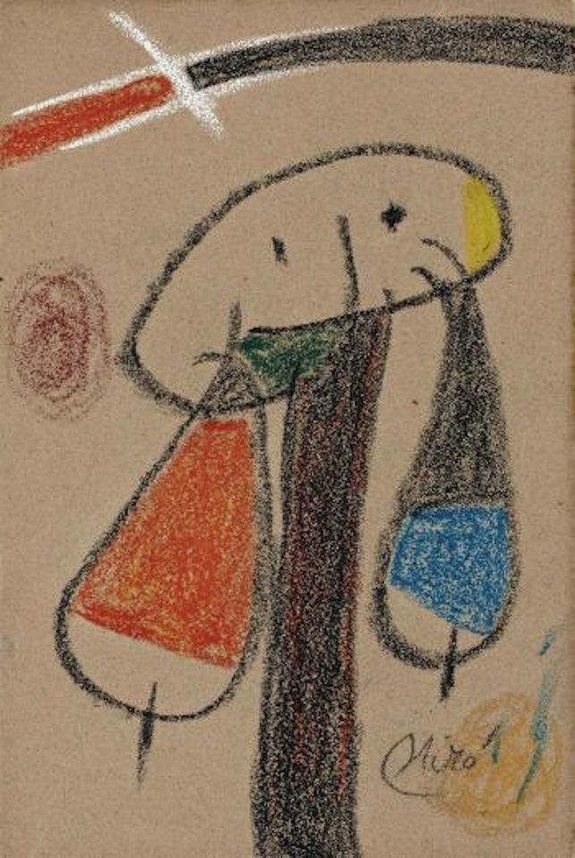 Femme, oiseau by Joan Miró