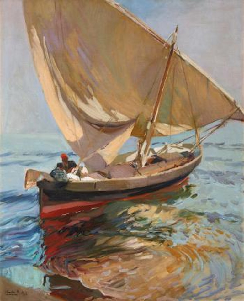 Camino De La Pesca. Valencia (Setting Out To Sea. Valencia) by Joaquin Sorolla Y Bastida