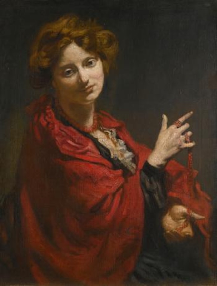 Anita Bartle, The Red Shawl by William Orpen