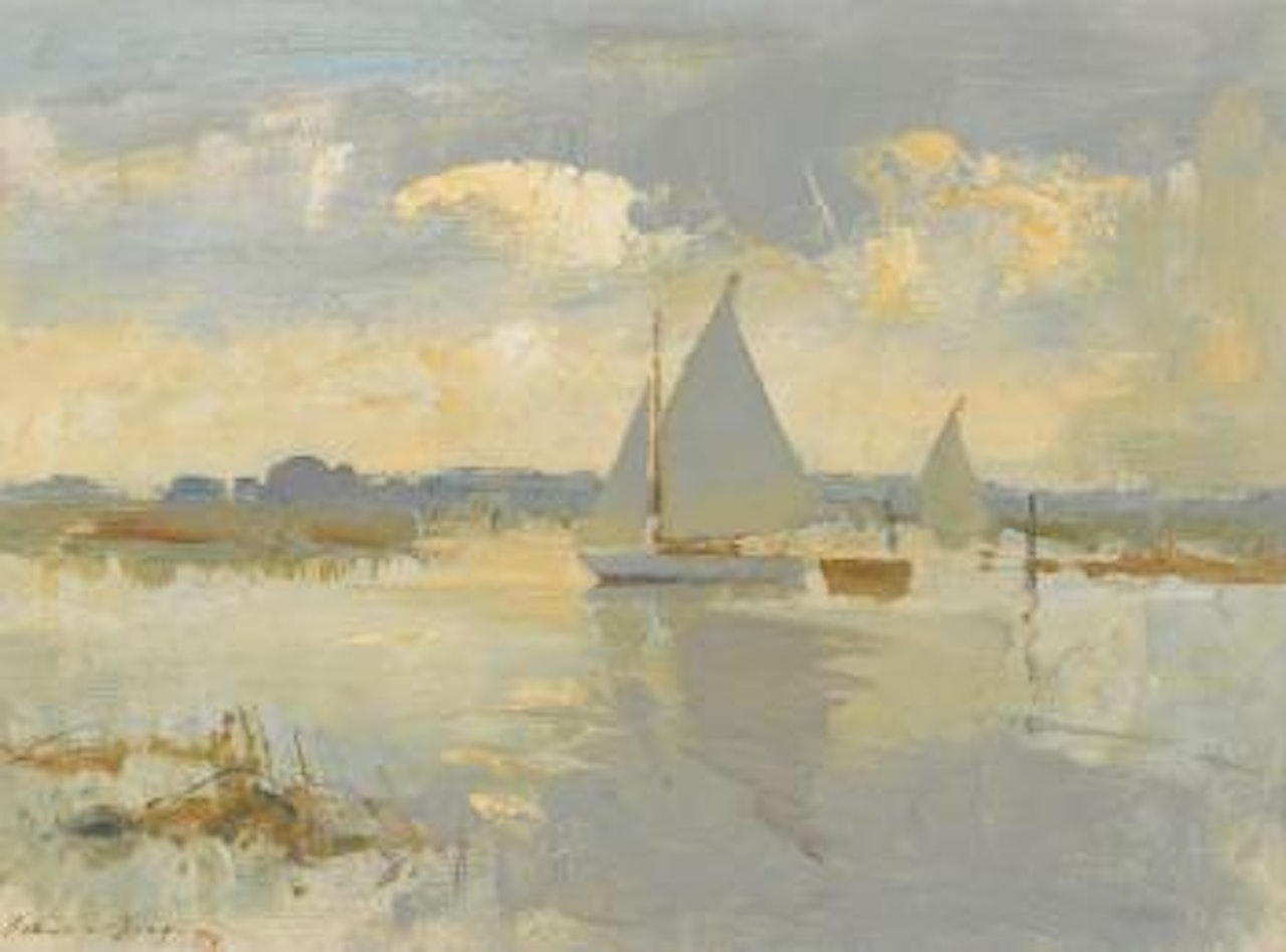 Evening in Heigham Sound by Edward Seago
