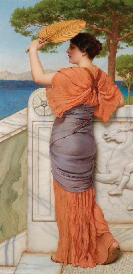 On The Balcony by JOHN WILLIAM GODWARD, R.B.A.