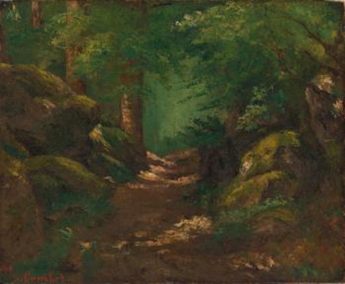 La Clairière by Gustave Courbet