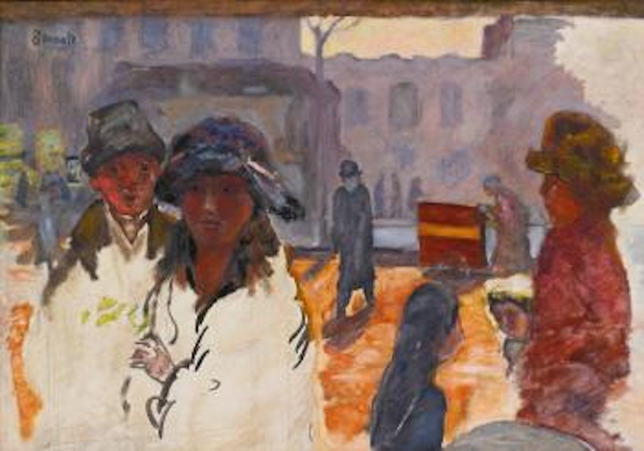 La Rue, Orgue De Barbarie by Pierre Bonnard