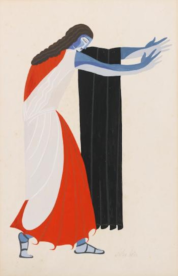 Costume Design for seven against Thebes by Alexandra Exter