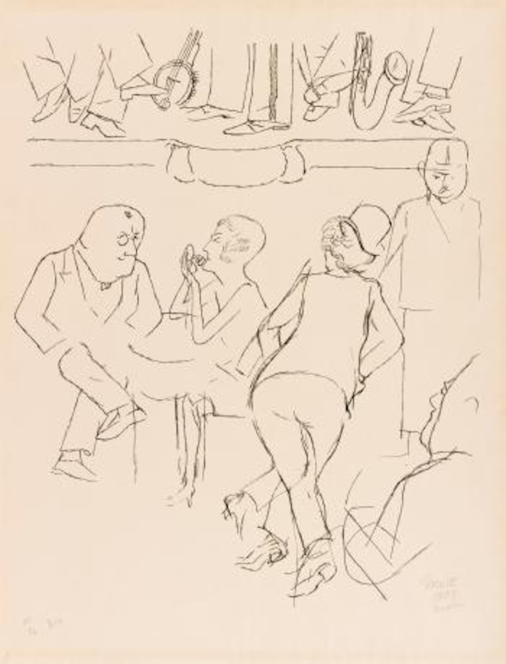 Tanzlokal, Berlin by George Grosz