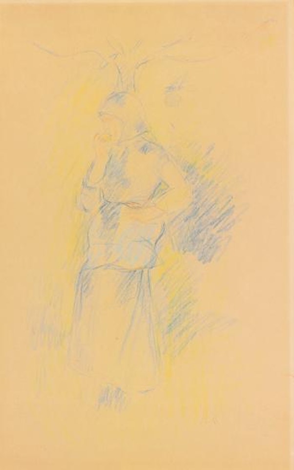 La Paysanne À La Pomme by Berthe Morisot
