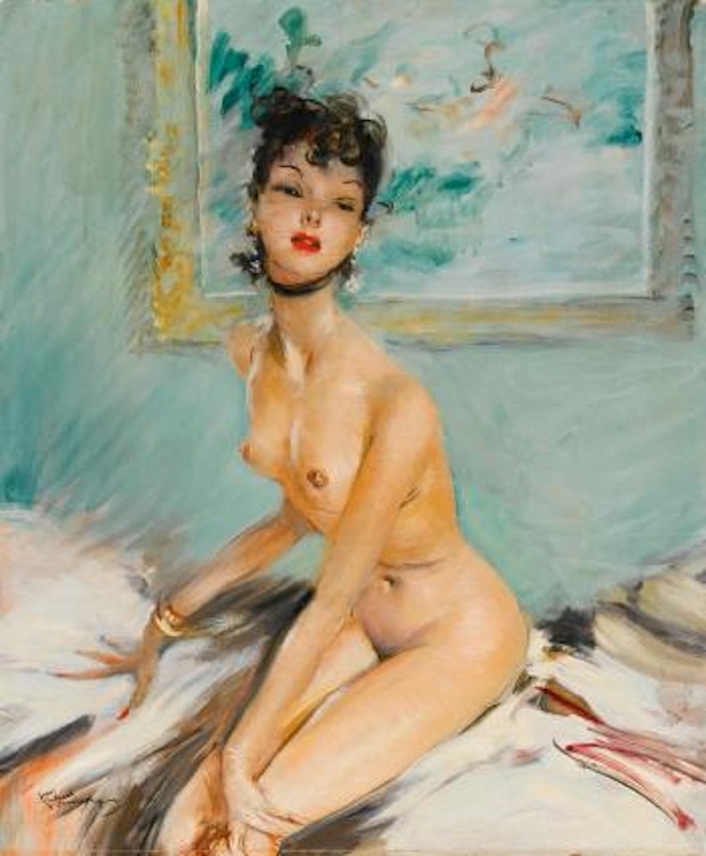 Nadine by Jean Gabriel Domergue