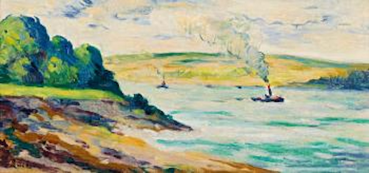 La Seine Aux Environs De Vétheuil by Maximilien Luce