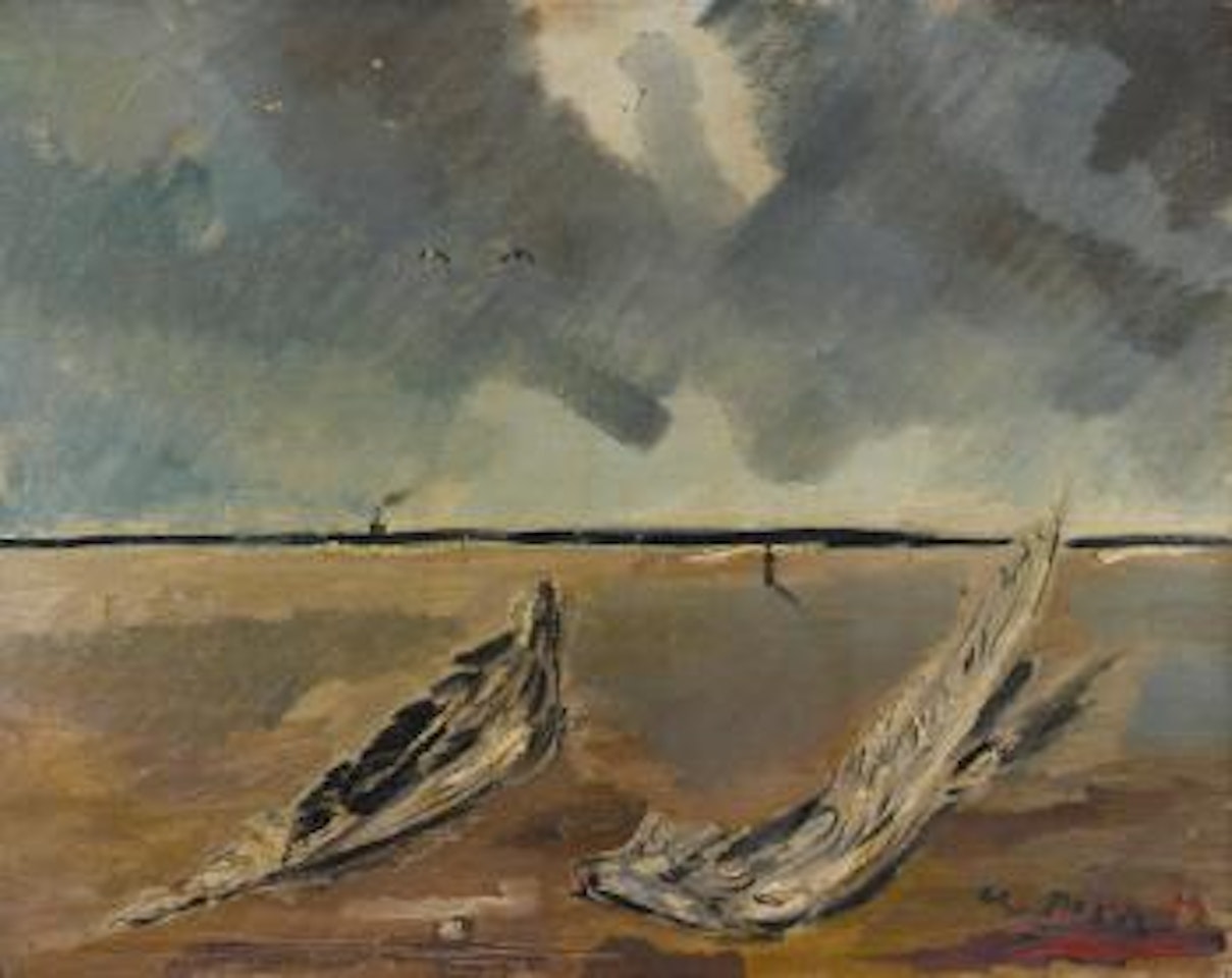 Natura Morta Marina Con Le Ali Di Gabbiano by Filippo de Pisis