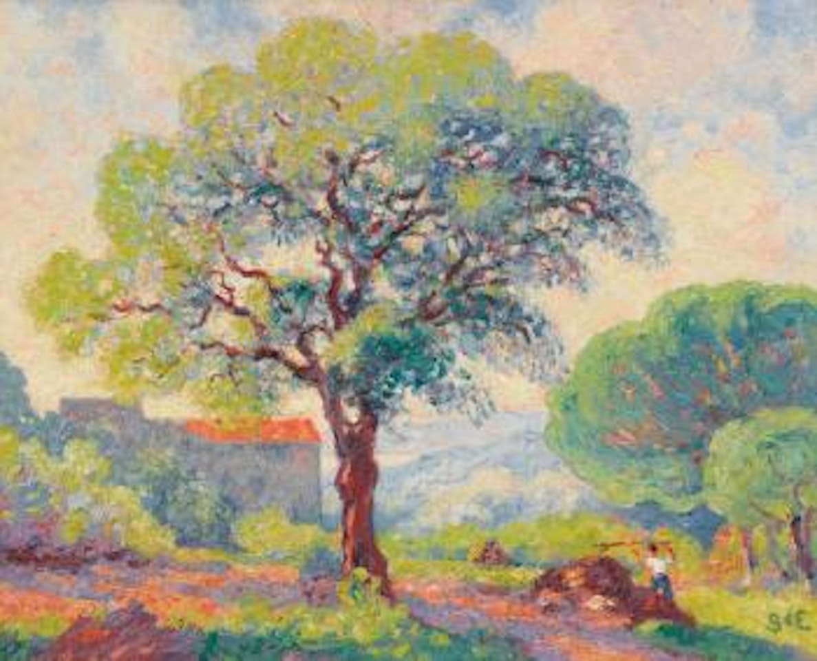 Chêne Liège À Saint Clair by Georges d’Espagnat