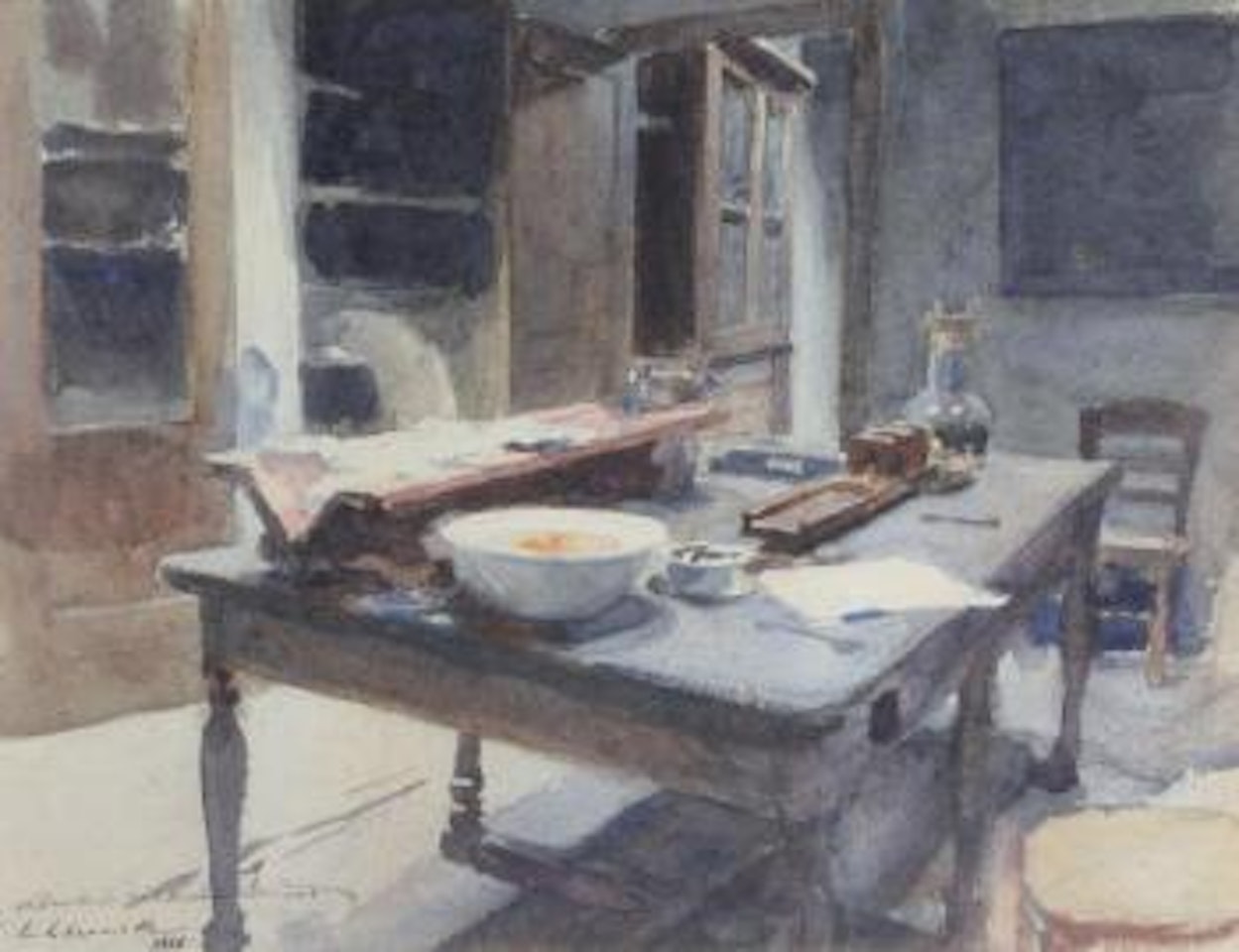 Le Laboratoire de Claude Bernard by Léon Augustin Lhermitte
