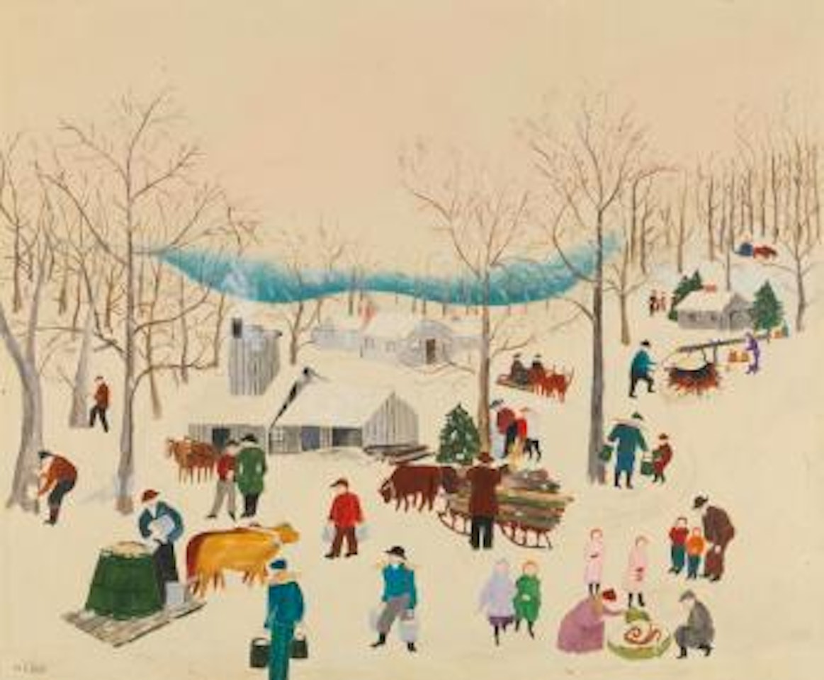 Maple Orchard by Grandma Moses