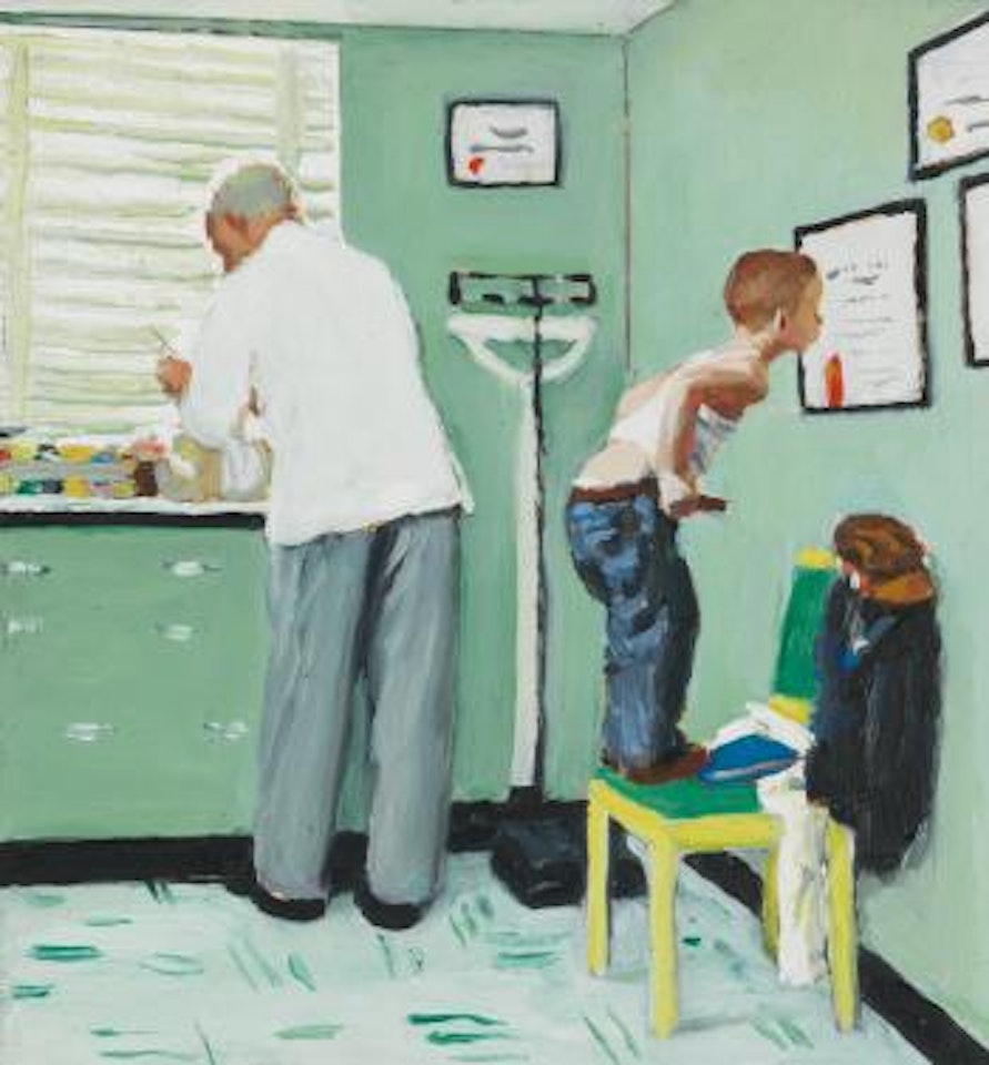 Study for Before The Shot (The Doctor's Office) by Norman Rockwell