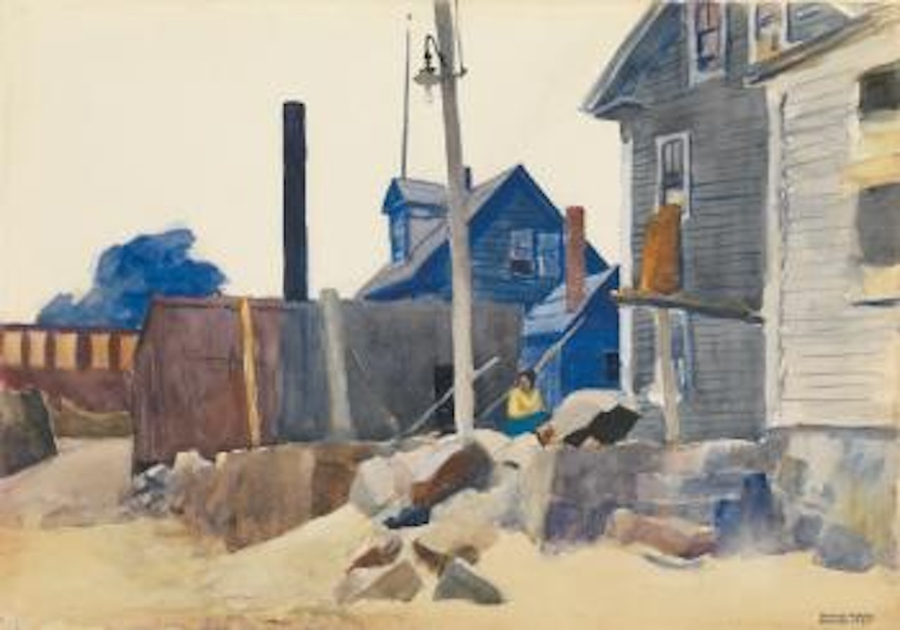 House on The Shore by Edward Hopper